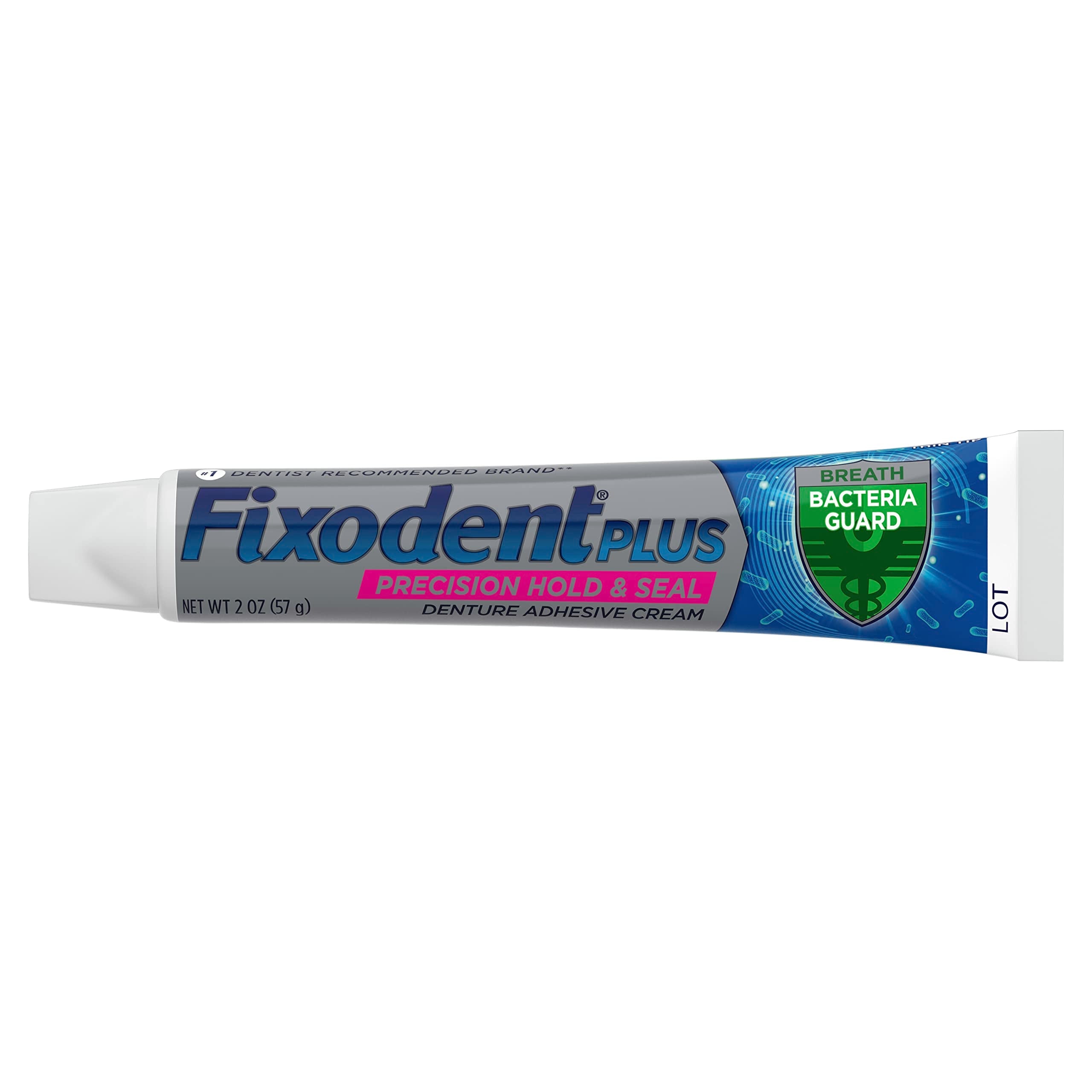 Fixodent Control Denture Adhesive Cream Plus Scope (2 oz) Pack of 8