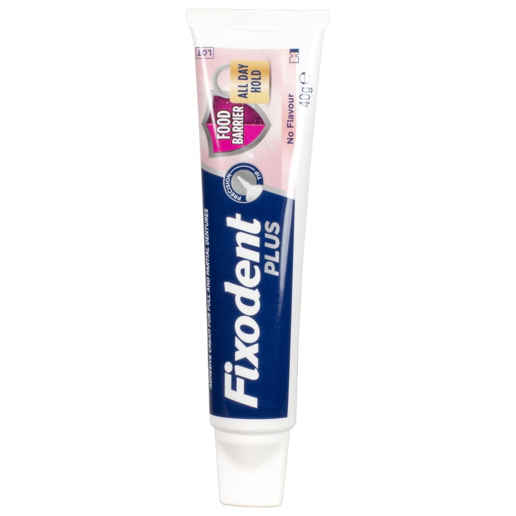 Fixodent Denture Adhesive Cream - Food Seal | Waterproof, Hypoallergenic