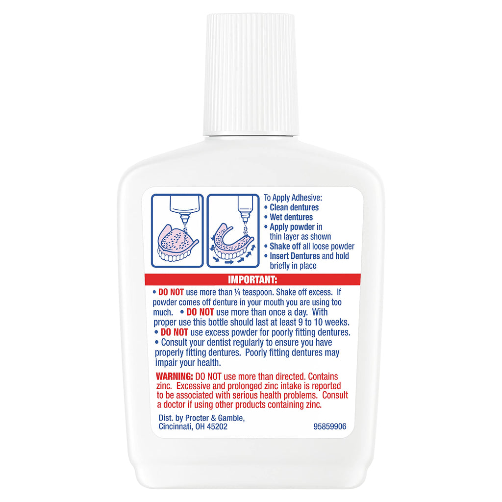 Fixodent Denture Adhesive Powder Extra Hold - 1.6 Oz