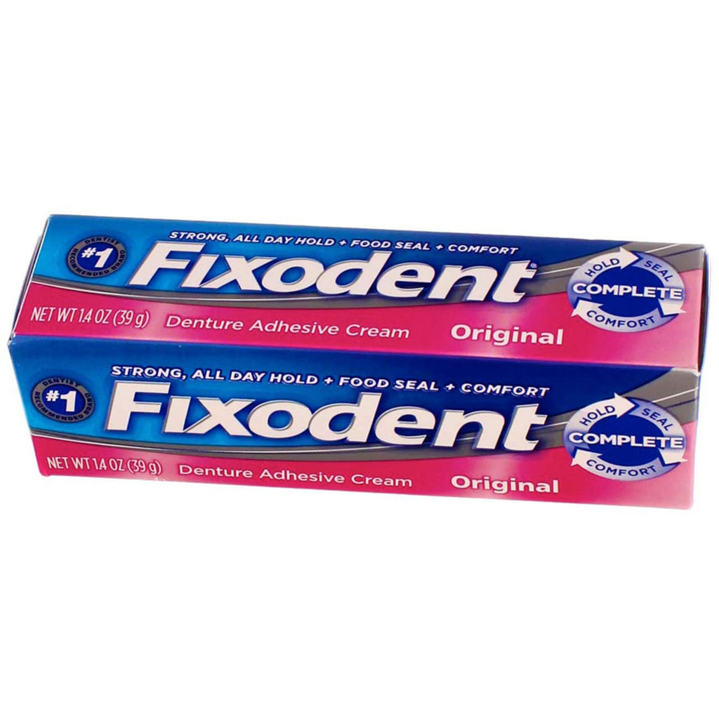 Fixodent Original Denture Adhesive Cream 1.40 oz – Pack of 2