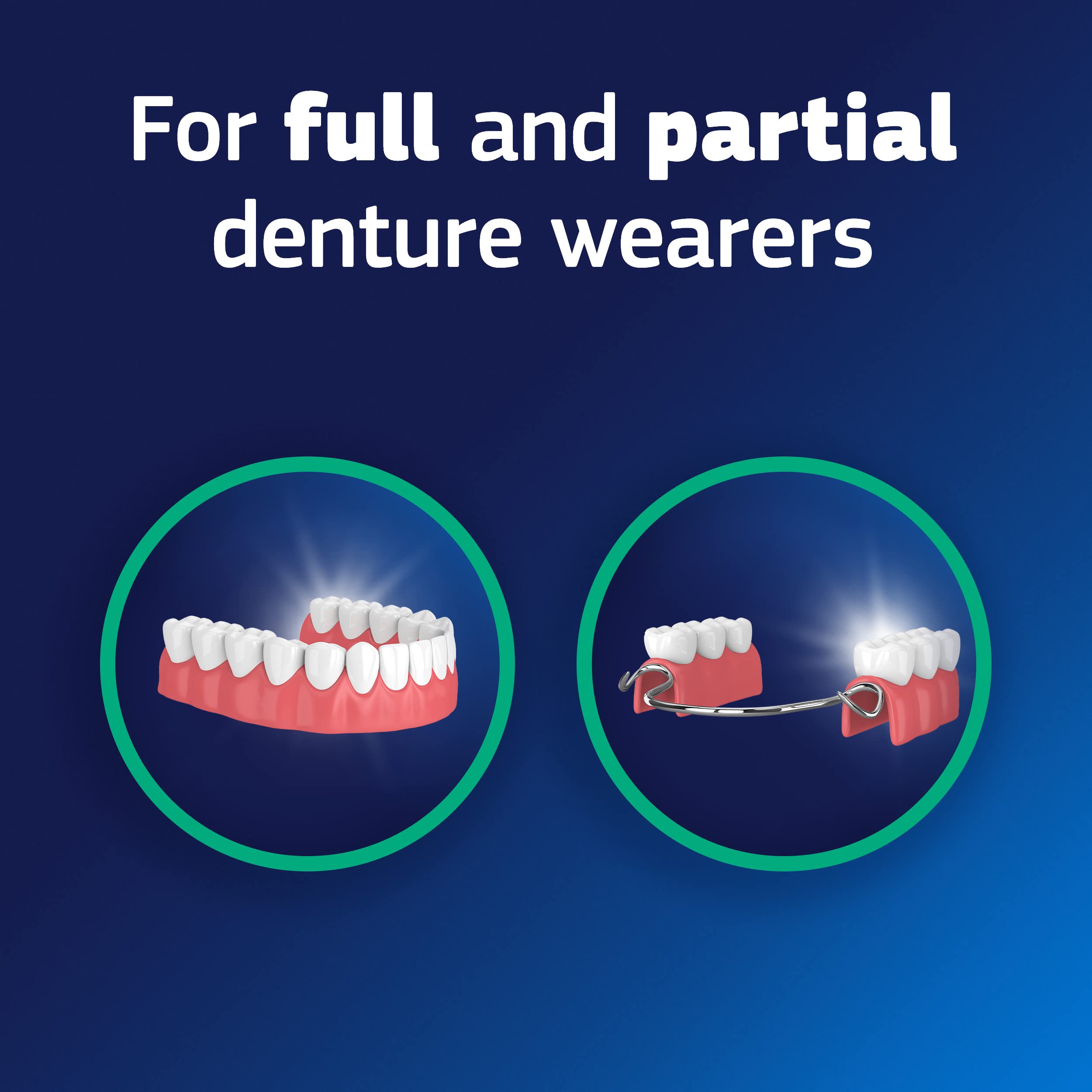 Fixodent Plus Scope Secure Denture Adhesive 2.0oz Pack of 4