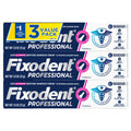 Fixodent Professional Ultimate Denture Adhesive – All-Day Hold, Breath Shield, 3 Pack