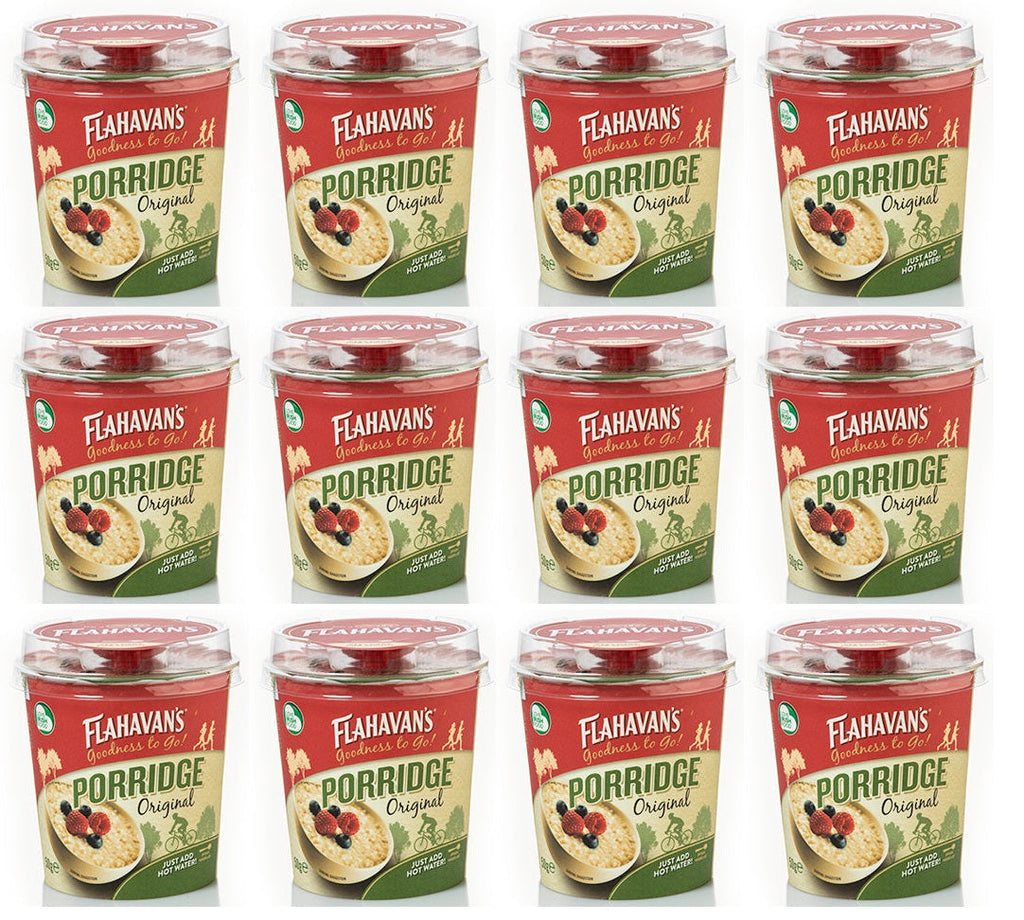 12 x Flahavan's Goodness To Go! Porridge Original 50G