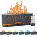 Essential Oil Diffuser Flame Air 200ml – Auto-Off, 4 Timer Modes (Wheat-Gray)