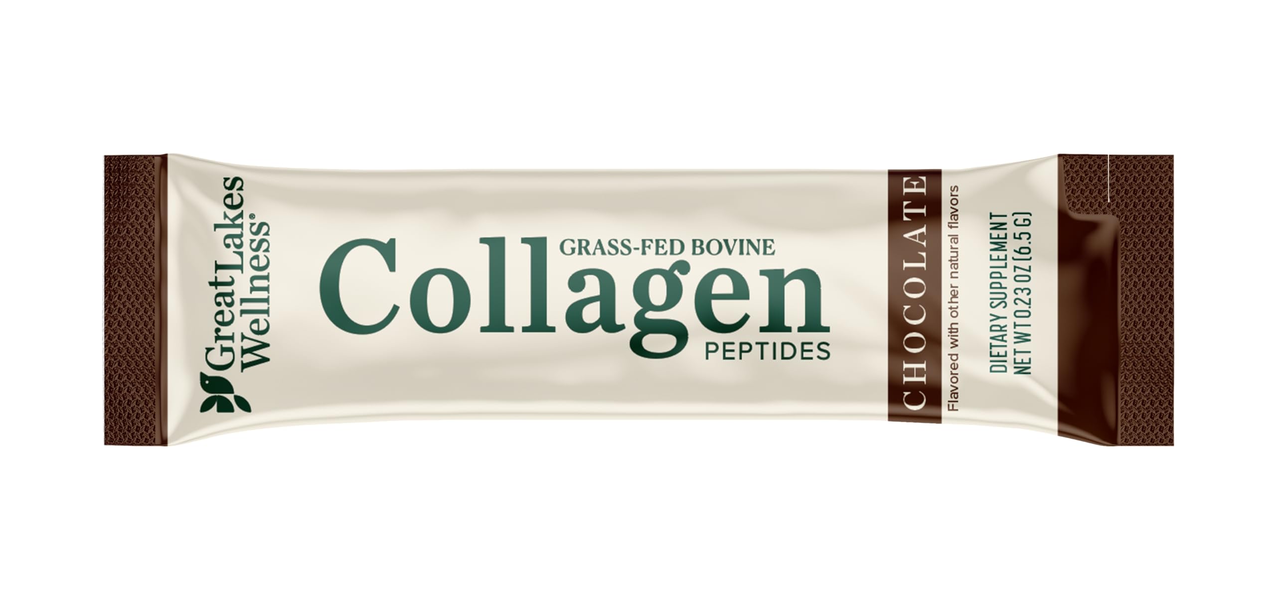 Great Lakes Wellness Collagen Peptides Powder – Skin, Hair, Nails, Joints & Digestion | 6 Sticks