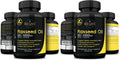 Flaxseed Oil Capsules 1000 mg – 120 Vegan Soft Gels | NextGenU Pack of 2