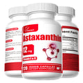 Fleamart Astaxanthin 12mg with Vitamin E & C – 120 Capsules (Vegan, Gluten Free, Non-GMO)