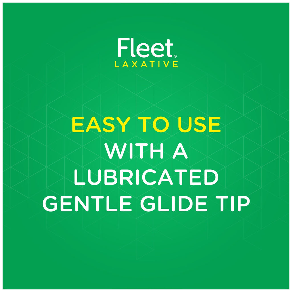 Fleet Laxative Saline Enema, 7.8 Fl Oz — Pack of 6 | Gentle, Quick Relief