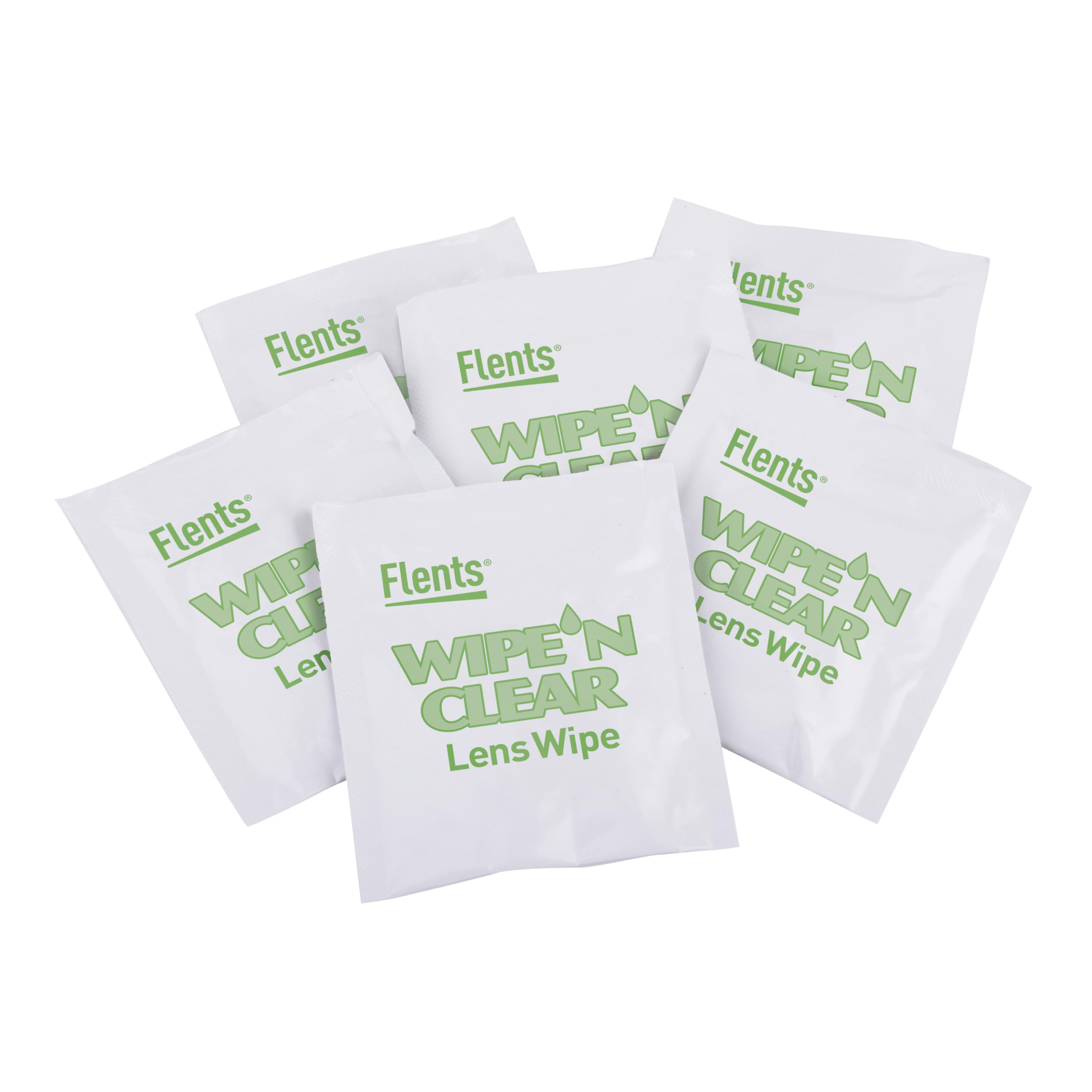 Flents Lens Wipes – 150 Count, Pre-Moistened, Streak-Free, Made in USA