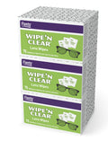 Flents Wipe N Clear Lens Wipes 225ct – 3 Boxes (75 Each) Anti-Streak