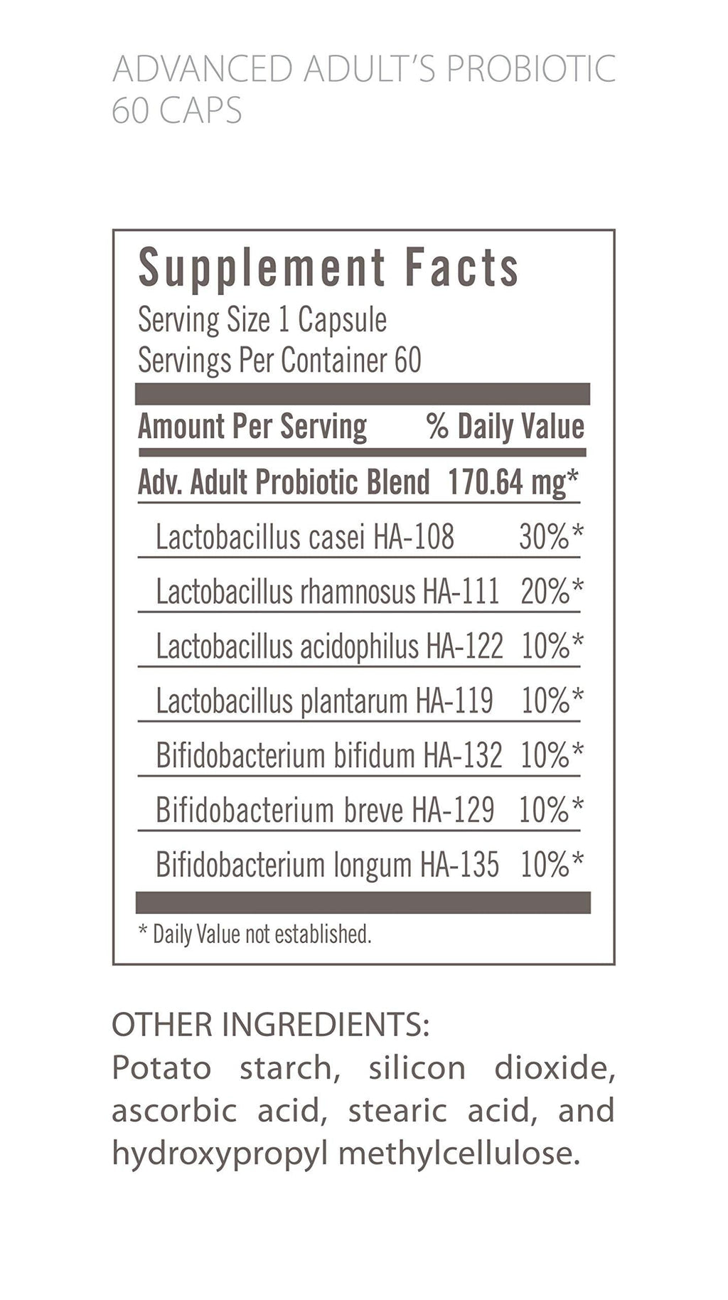 Flora Advanced Adult Probiotic – 34B CFU, 7 Senior Strains, Gluten Free