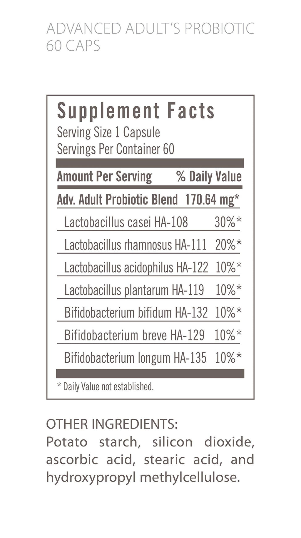 Flora Advanced Adult Probiotic – 34B CFU, 7 Senior Strains, Gluten Free