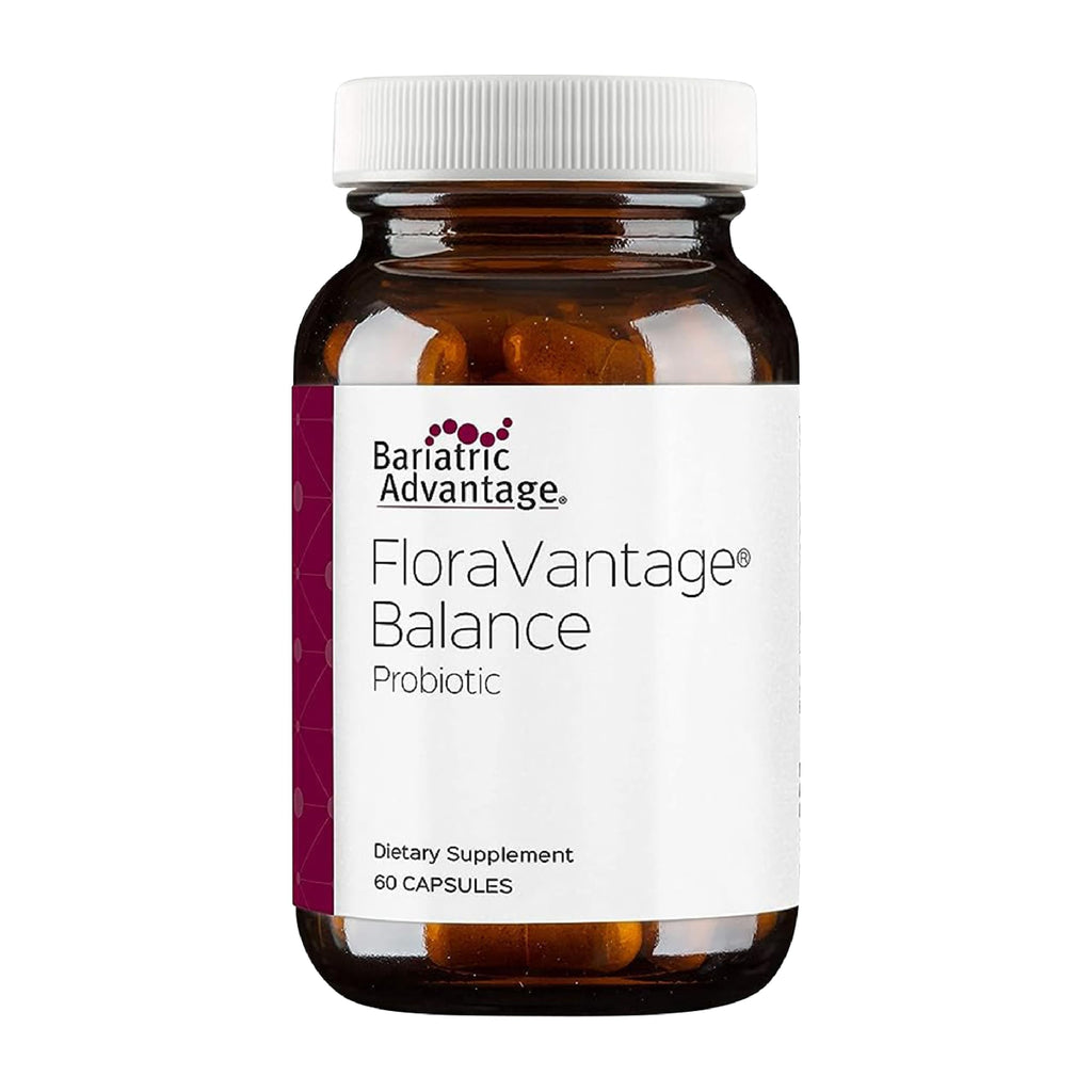 Bariatric Advantage FloraVantage Balance Capsules – Probiotic for Bariatric Surgery Patients (60 Count)