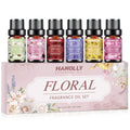 Floral Essential Oils Set – 6 Premium Fragrance Oils for Diffusers, Candles & More