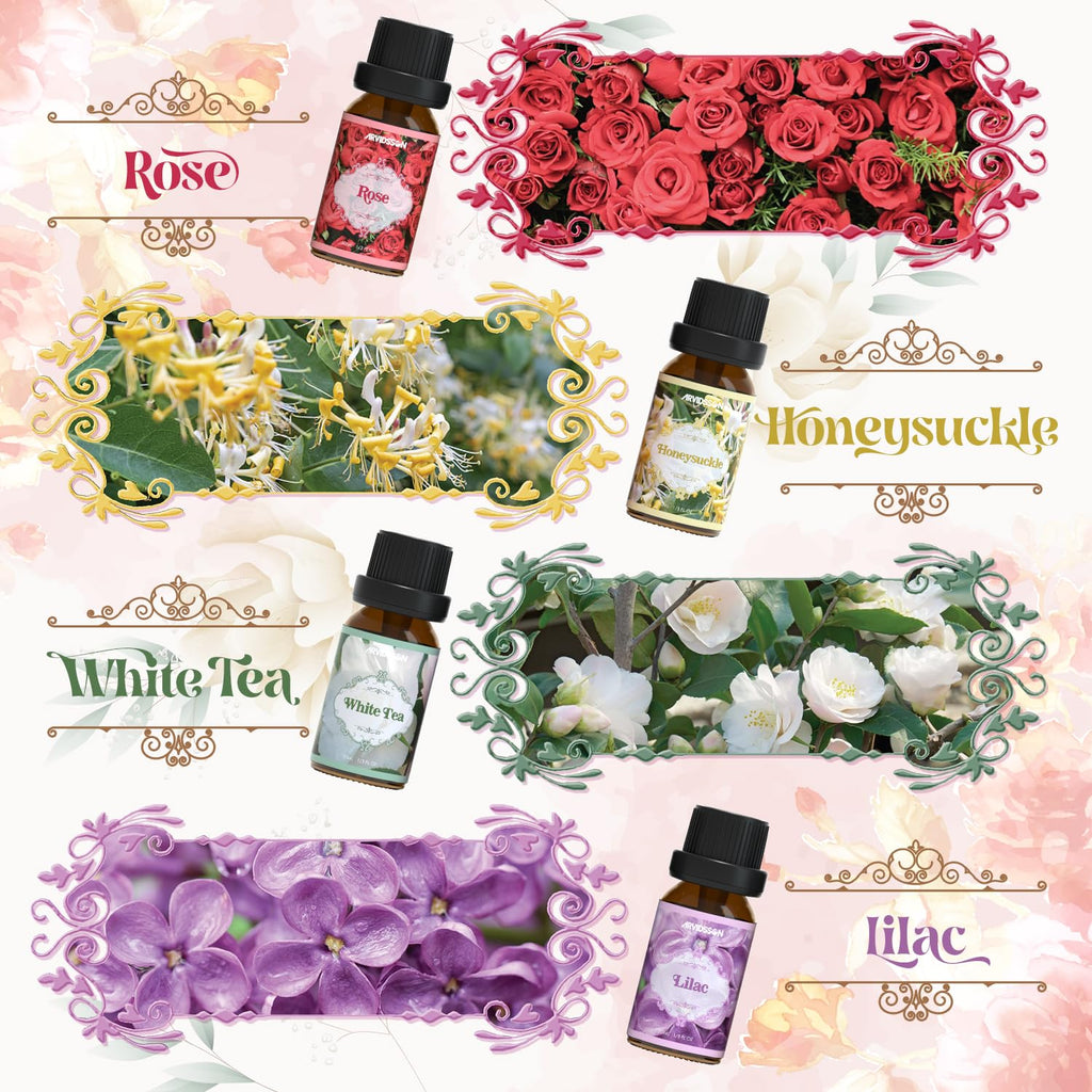 Floral Essential Oils Set – ARVIDSSON Floral Oils for Diffusers & Candles