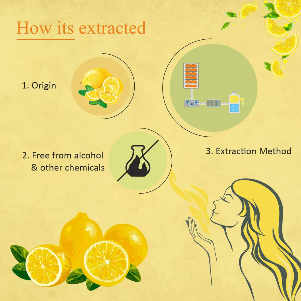 Florona Lemon Essential Oil – 100% Pure & Natural, 1 fl oz | Aromatherapy, Skincare & DIY