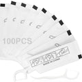 100 Count Floss Picks – Curved Tip, Non-Slip Grip, Wax-Free Travel Flossers