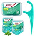 Floss Picks 300 Count Mint – 5 Travel Cases | Prevent Cavities