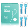 Floss Threaders - 400 Count (Pack of 4) for Braces, Bridges & Implants