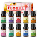 Floral Essential Oils Set - INWICOPH Flower Fragrance Oils for Candles & Diffusers