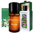 FLOWERSAY Thyme Essential Oil 0.34 oz | 100% Pure, Undiluted Therapeutic Grade