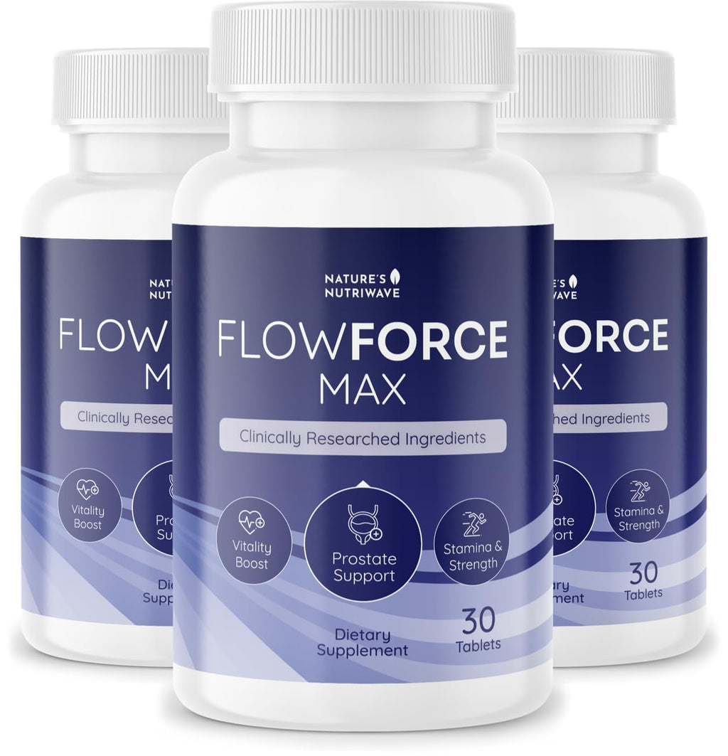 FlowForceMax Herbal Support - Plant-Based Saw Palmetto (30 Chewables)