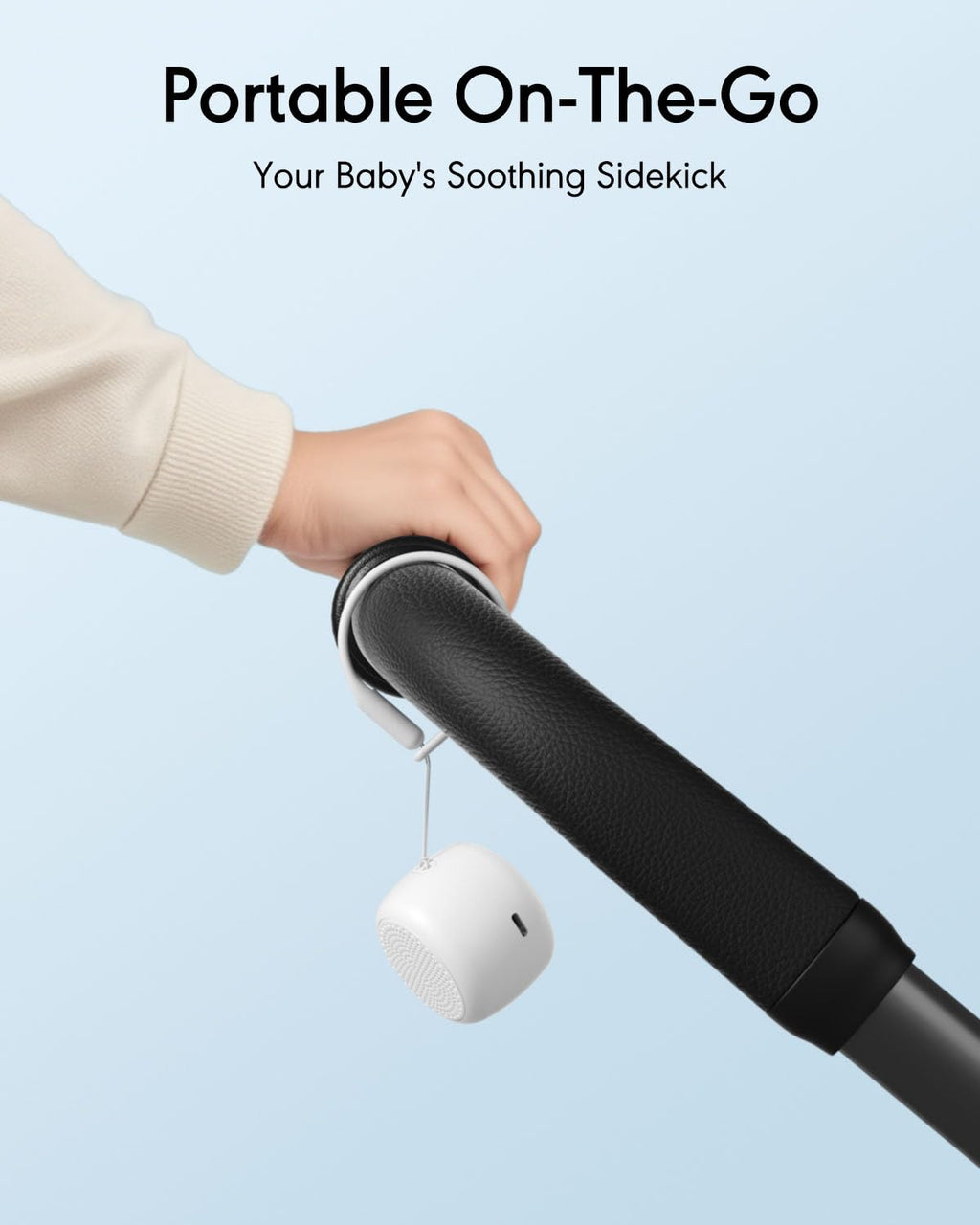 Flowtune Sound Machine: White Noise for Baby & Adults | Mini Portable Travel Companion