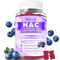 Flyrocer NAC Gummies 1200mg – Sugar-Free N-Acetyl Cysteine for Immune Support & Liver Health, Blueberry Flavor, 60 Count