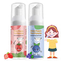 Foam Toothpaste Kids – Fruit Flavor Mouthwash for Toddlers | 360°Care Anti-Cavity with Fluoride