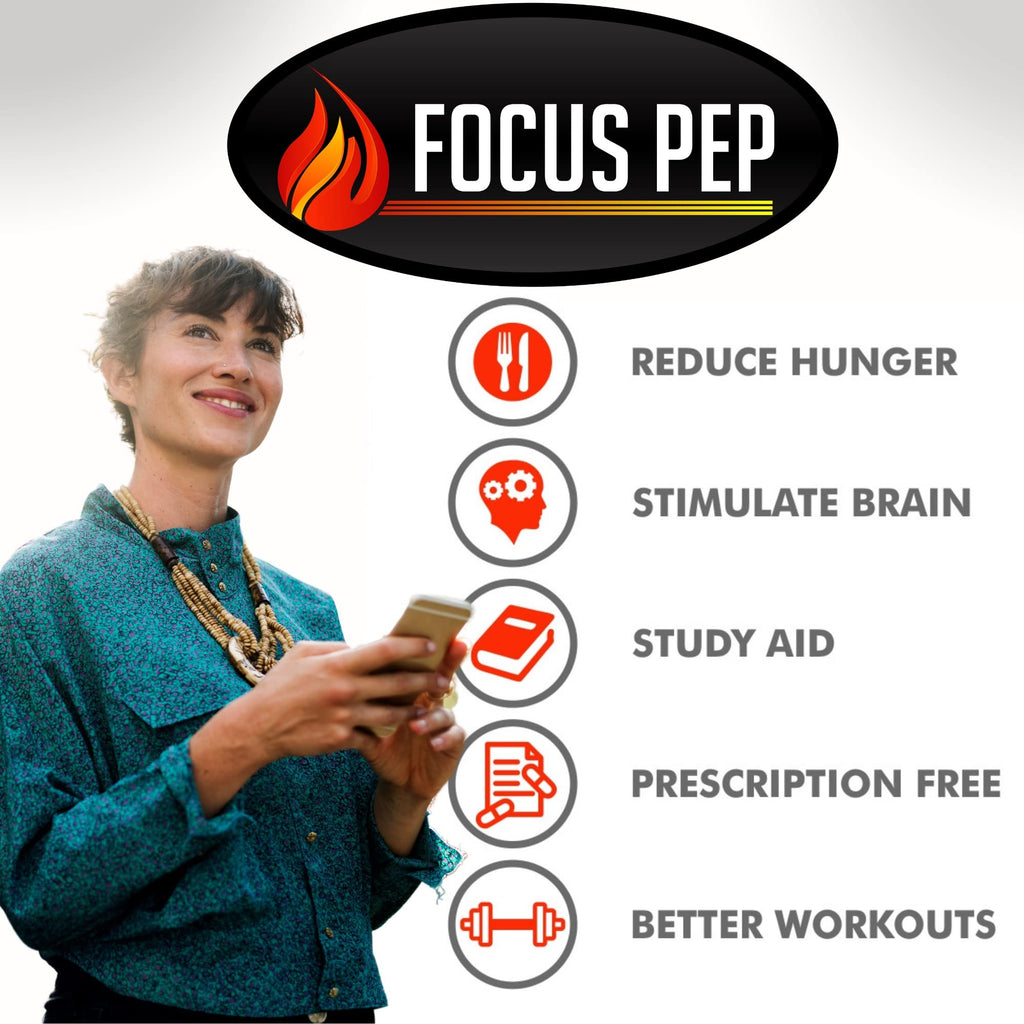 Focus Pep 2 Pack: OTC Stimulants for Natural Focus & Brain Boost | 120 Pills