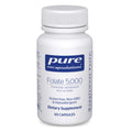 Pure Encapsulations Folate 5,000 - 5-MTHF Activated Vitamin B9 (60 Capsules)