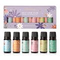 Folkulture Essential Oils for Diffuser – Set of 6 Fragrances (Green Tea, Ocean Salt)