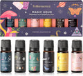 Folkulture Essential Oils for Diffuser Oil | Set of 6 Fragrance Oil or Diffuser Oils Scents for Home | Diffuser Essential Oil | Fragrance Oil for Diffusers- White Sage, Cedarwood