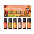 Folkulture Fall Essential Oils Set - 6 Diffuser Oils, Vanilla Pumpkin Spice | 60 ml
