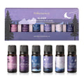 Folkulture Sleep Essential Oils Set – 6 Christmas Diffuser Oils (Lavender, Rosemary & Peppermint)
