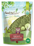 Food to Live Organic Alfalfa Powder - 8oz, Non-GMO, Raw Leaves, Vegan