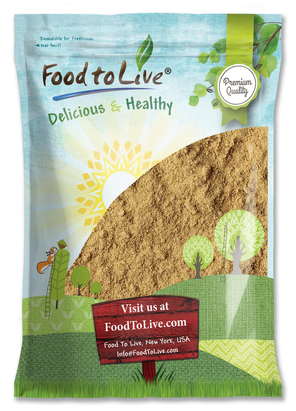 Organic Triphala Powder 10 lb – Amla, Bibhitaki & Haritaki | Non-GMO, Vegan, Kosher | Food to Live