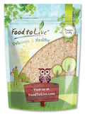 Food to Live Whole Psyllium Husks – 3 lb, Pure Psyllium Husk Flakes, Unflavored, Keto & Vegan