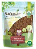 Food to Live Organic Red Reishi Mushroom Powder – 12 Ounces | Immunity & Holistic Wellness