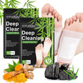 20Pcs Ginger Bamboo Vinegar Foot Pads for Deep Cleansing & Foot Care