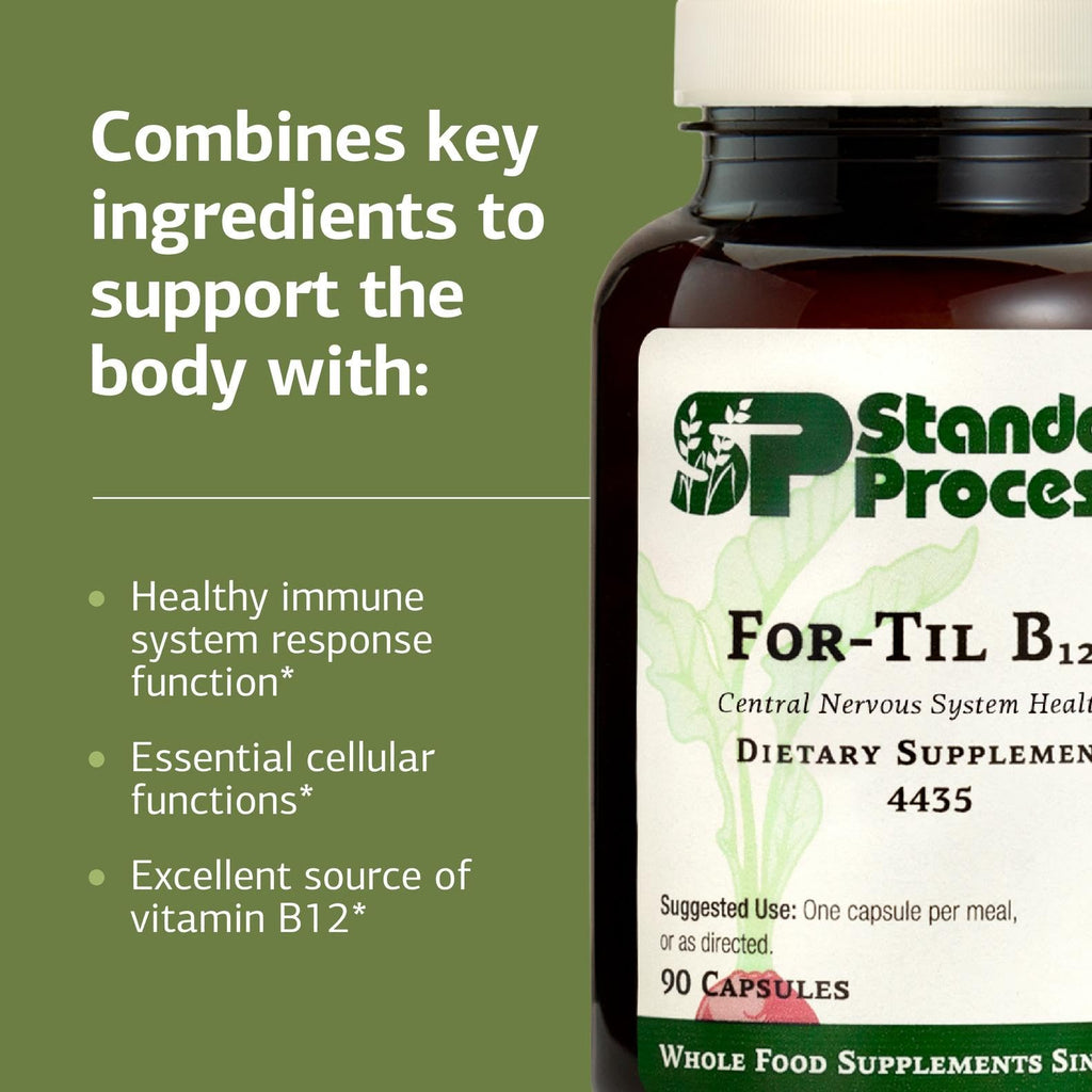 Standard Process for-Til B12 | Brain & Nervous System Support (90 Caps)