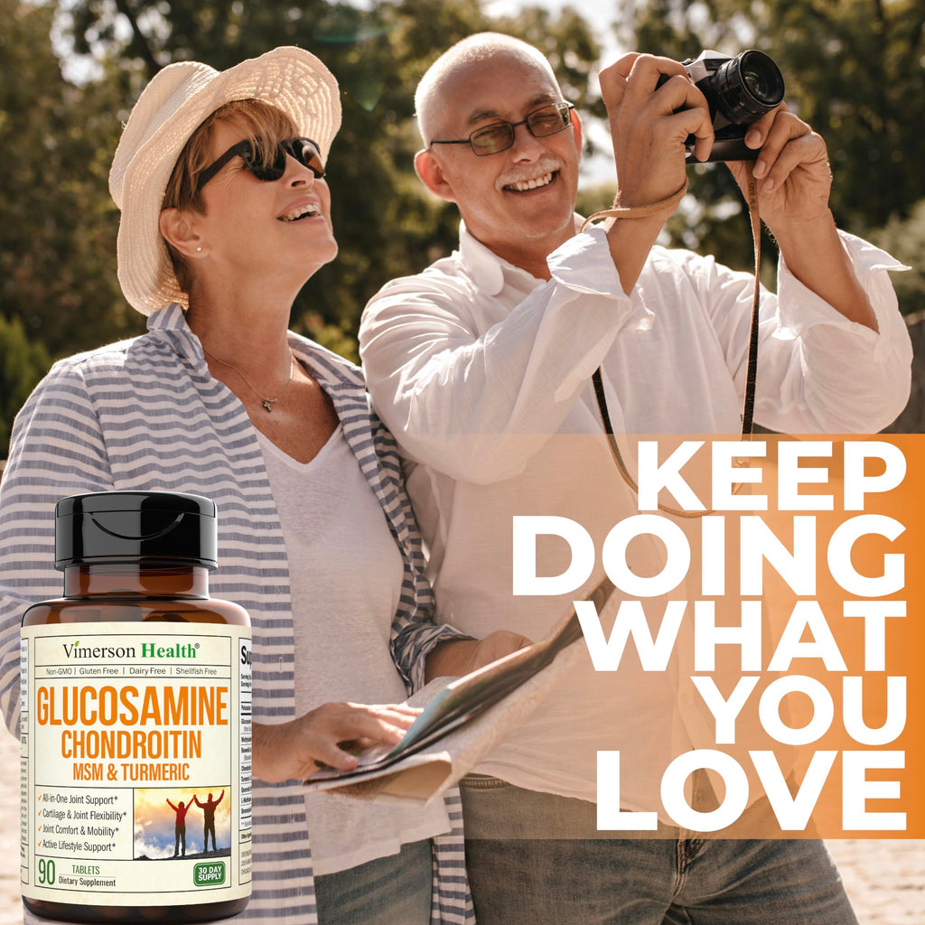Glucosamine Chondroitin MSM 1500 mg – Joint Support & Cartilage Health (90 Tablets)