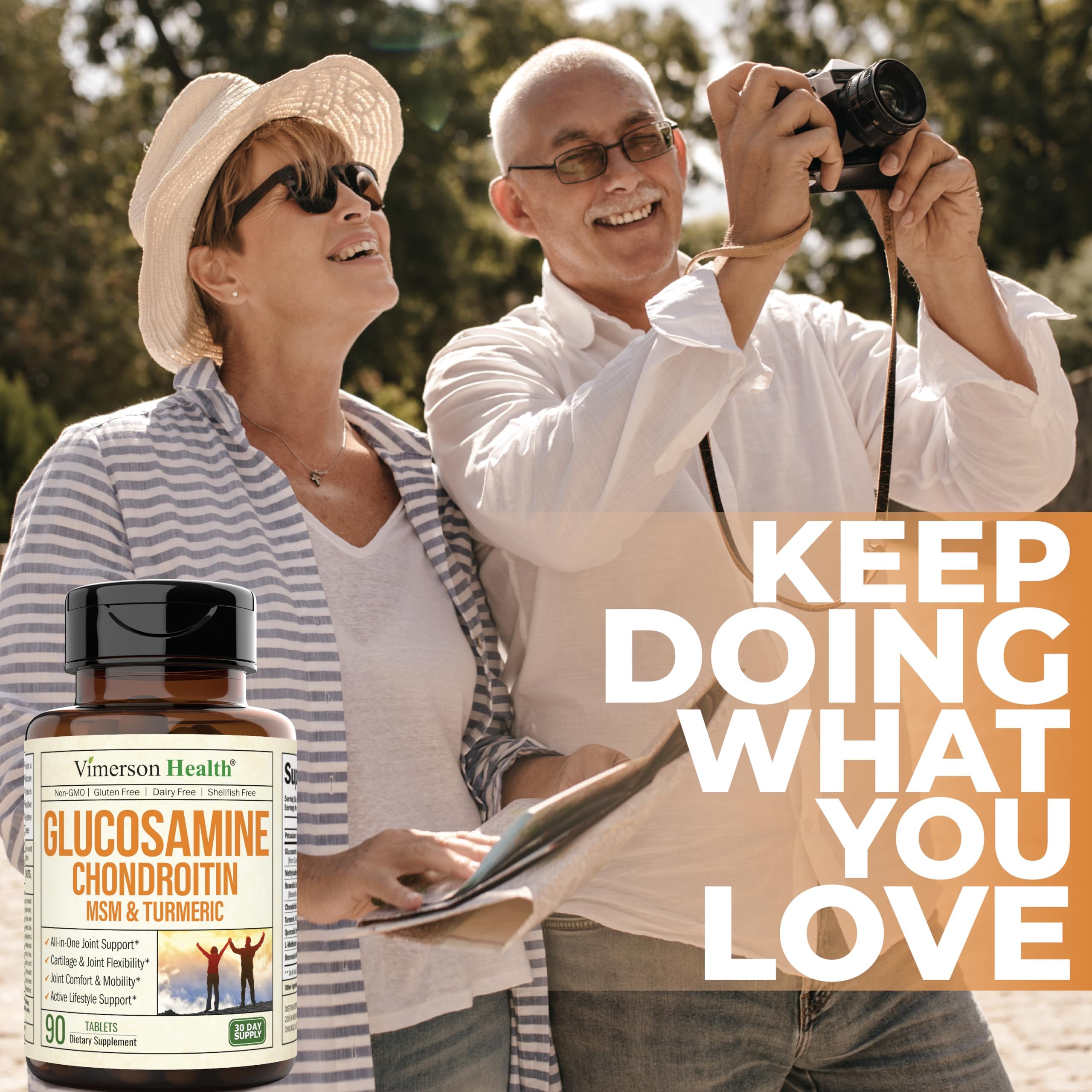Glucosamine Chondroitin MSM 1500 mg – Joint Support & Cartilage Health (90 Tablets)