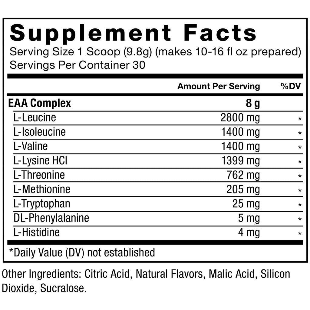 Force Factor Essential Amino Acids Powder - Full Spectrum EAAs