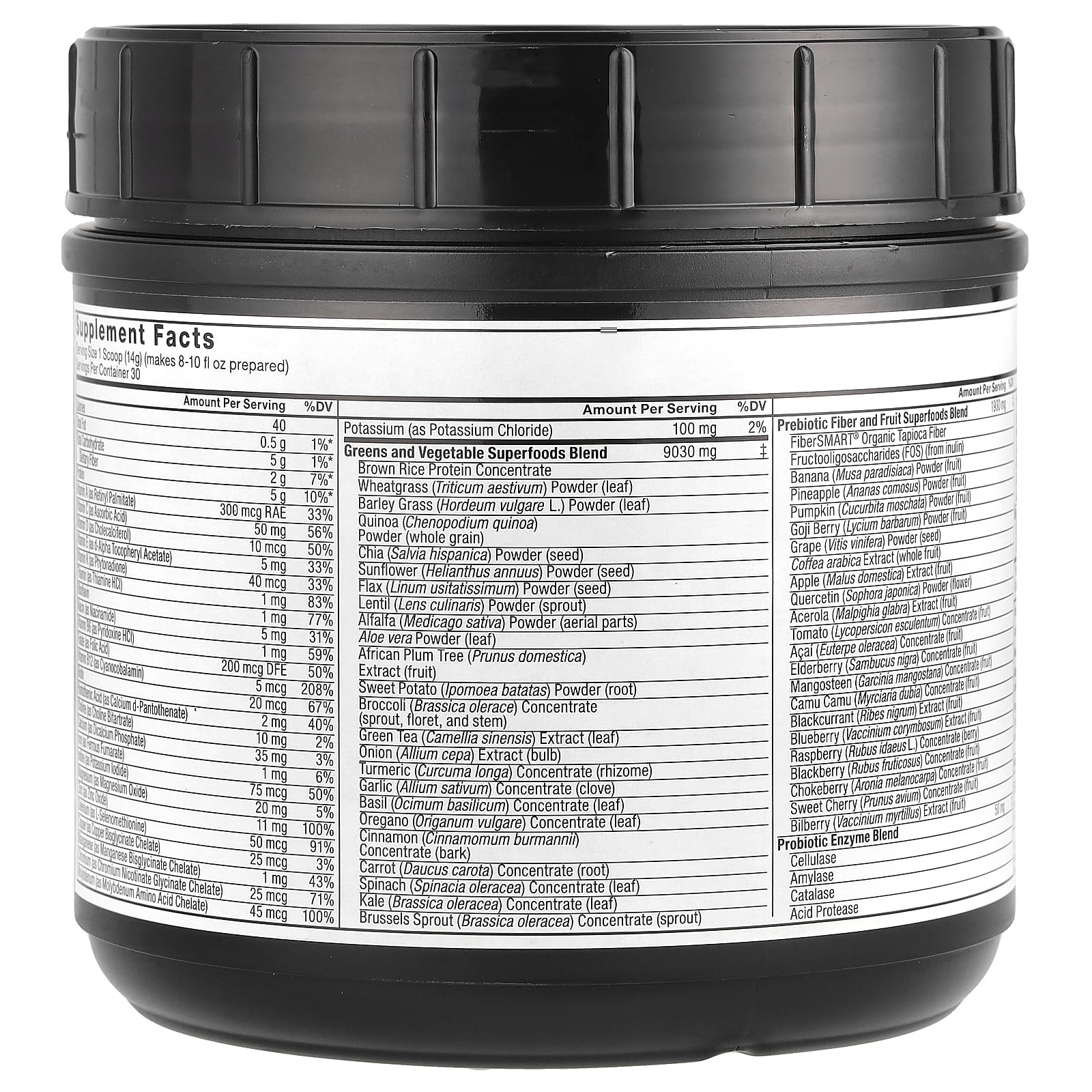 Force Factor Smarter Greens Powder – Digestion, Immunity & Energy, Probiotics & Digestive Enzymes (30 Servings)