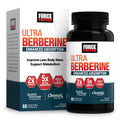 Force Factor Ultra Berberine Enhanced Absorption - 60 Veg Capsules | 5x Absorption, 2x Lasting