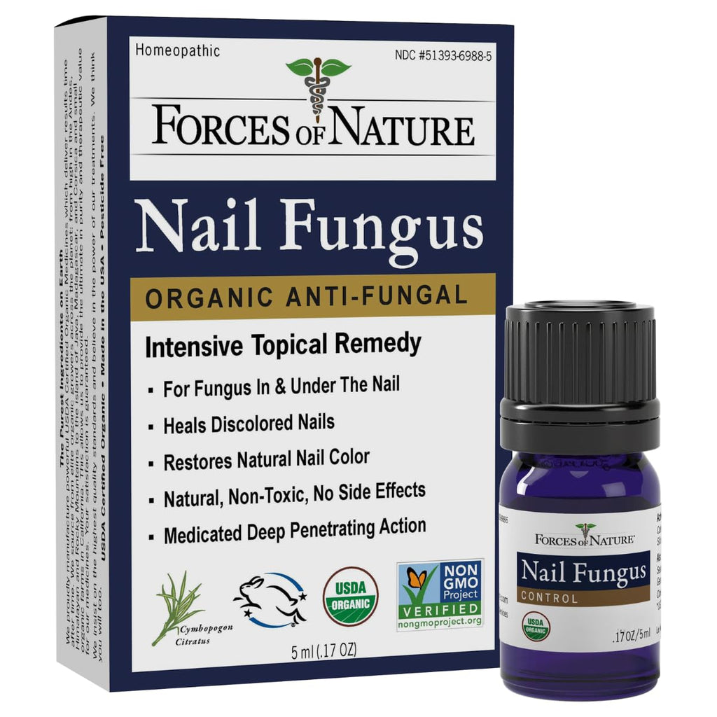 Forces of Nature Toenail Fungus Treatment – Organic Homeopathic Nail Care 0.17 fl oz