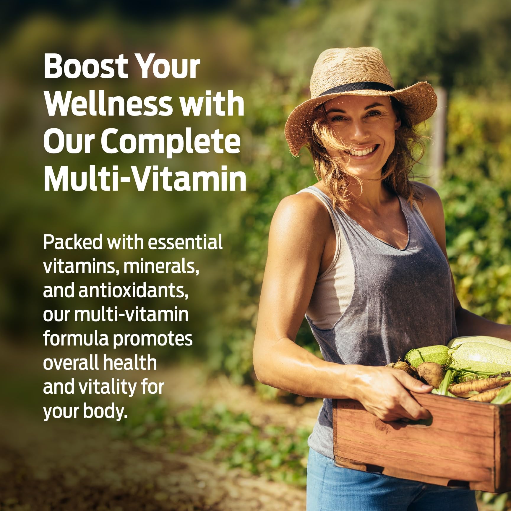 ForestLeaf Daily Vitamin Multivitamin for Women - Women's Multivitamin & Multiminerals (60 Veg Caps)