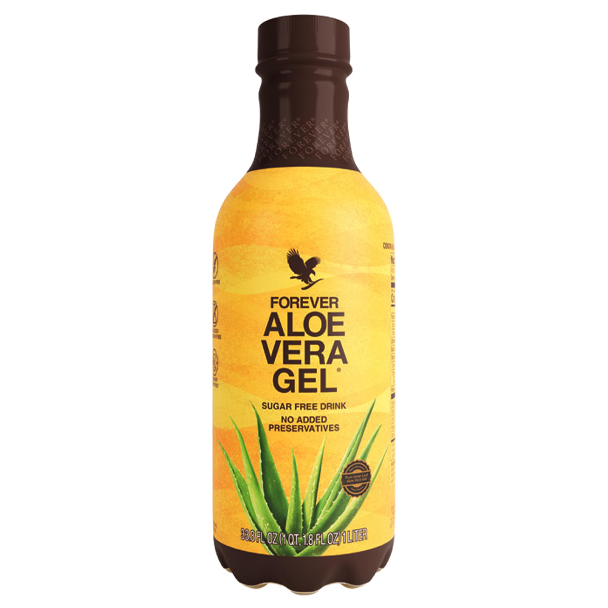 Forever Living Aloe Vera Gel – Pure Inner Leaf Juice, 99.7% Aloe, Preservative-Free, 33.8 fl oz