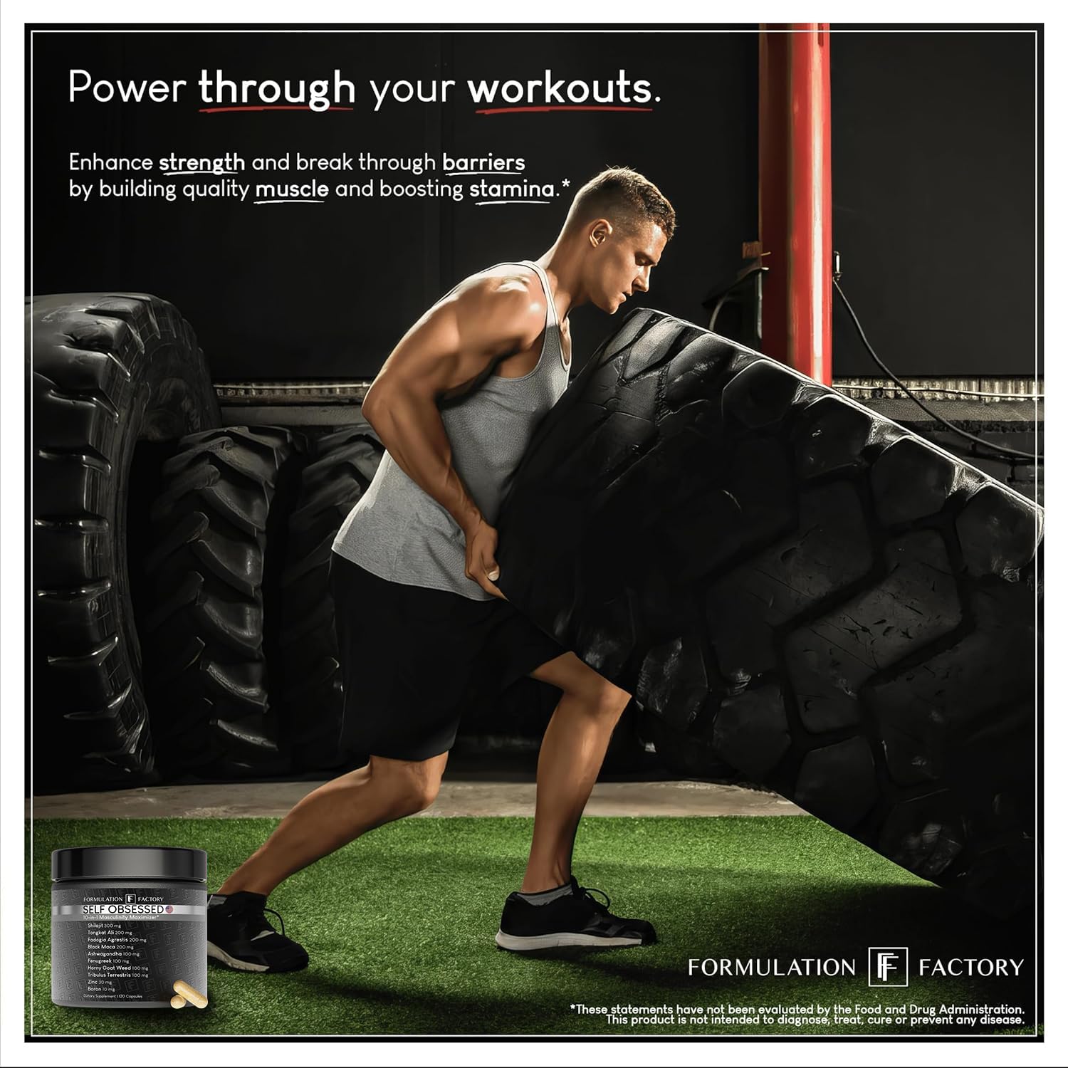 Formulation Factory Self Obsessed – 10-in-1 Masculine Vitality & Testosterone Support
